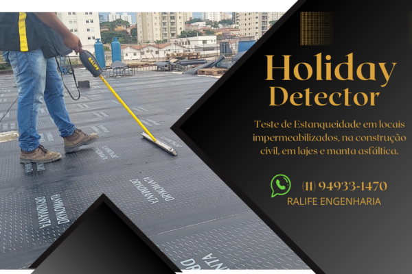 Ralife Engenharia garante a estanqueidade de suas obras com o eficaz Holiday Test, prevenindo problemas de infiltração.