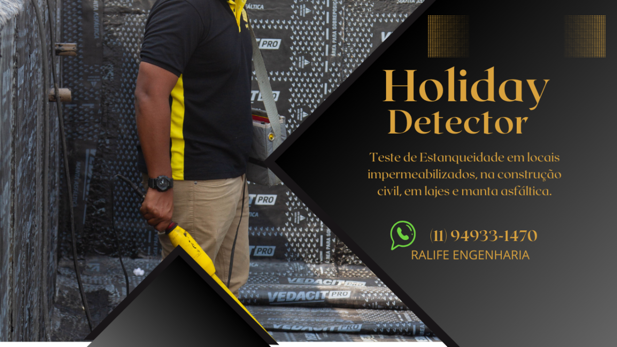 Descubra como o Holiday Detector assegura a estanqueidade das piscinas. Ralife Engenharia oferece testes especializados.