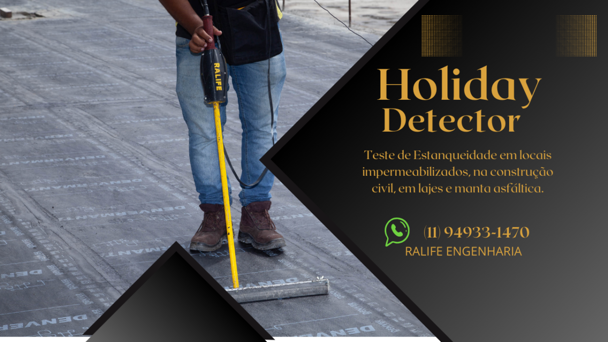 A Ralife Engenharia realiza testes de estanqueidade em piscinas com Holiday Detector, garantindo a integridade e segurança das estruturas.